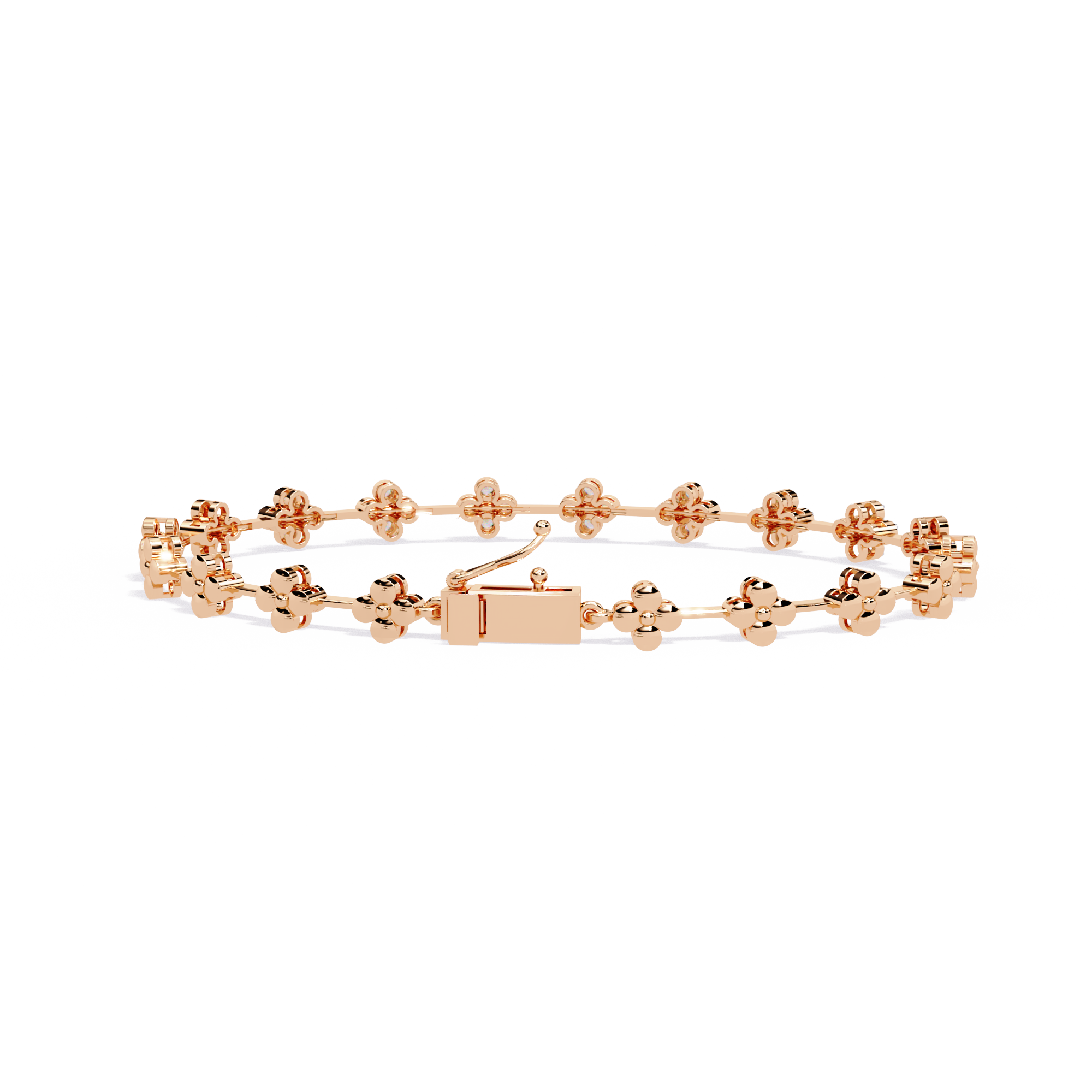 Solitairekart 0.23ct Flora Diamond Tennis Bracelet-HI Color, VS-SI Clarity